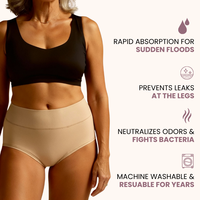 Pelvic Floor Support & Leakproof Underwear (Heavy Flow)  | 2+3 Free